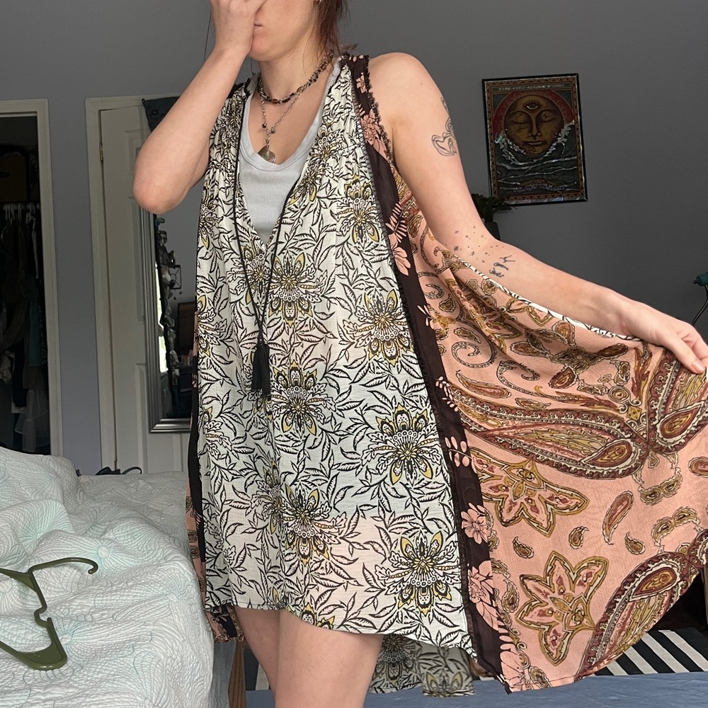 Free people Floral and Paisley Sleeveless Dress